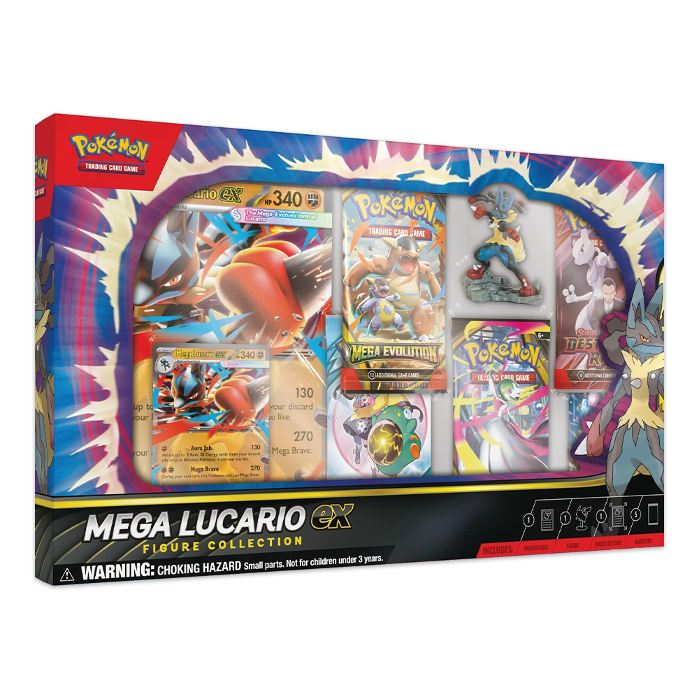 Pokémon TCG: Mega Lucario ex Figure Collection