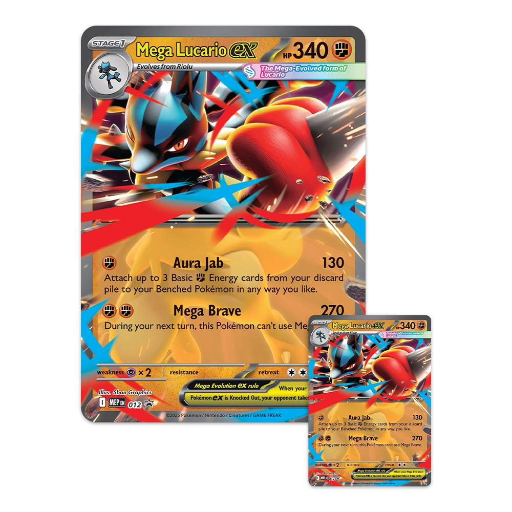 Pokémon TCG: Mega Lucario ex Figure Collection Promo