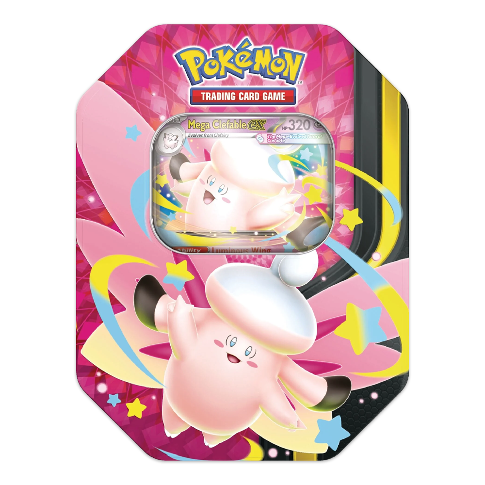 Pokémon TCG: Mega Moonlit Tin—Mega Clefable ex