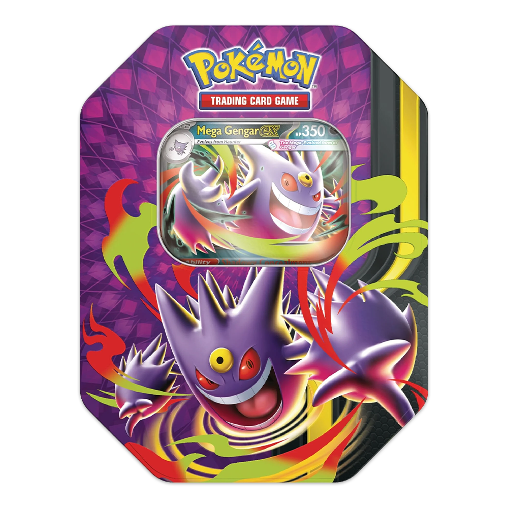 Pokémon TCG: Mega Moonlit Tin—Mega Gengar ex