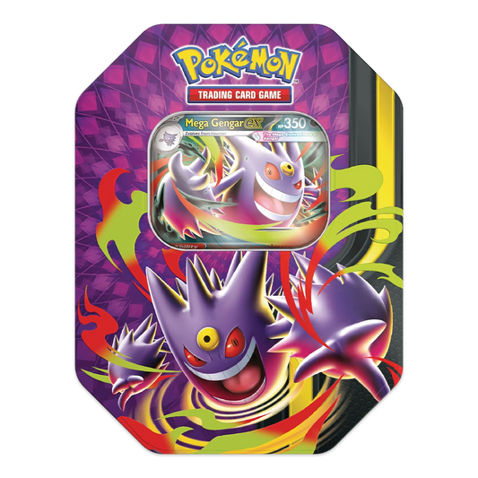 Pokémon TCG: Mega Moonlit Tin—Mega Gengar ex