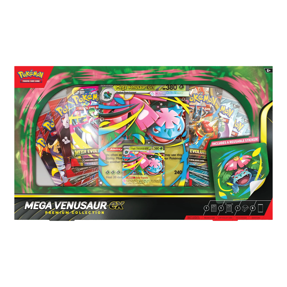 Pokémon TCG: Mega Venusaur ex Premium Collection Front