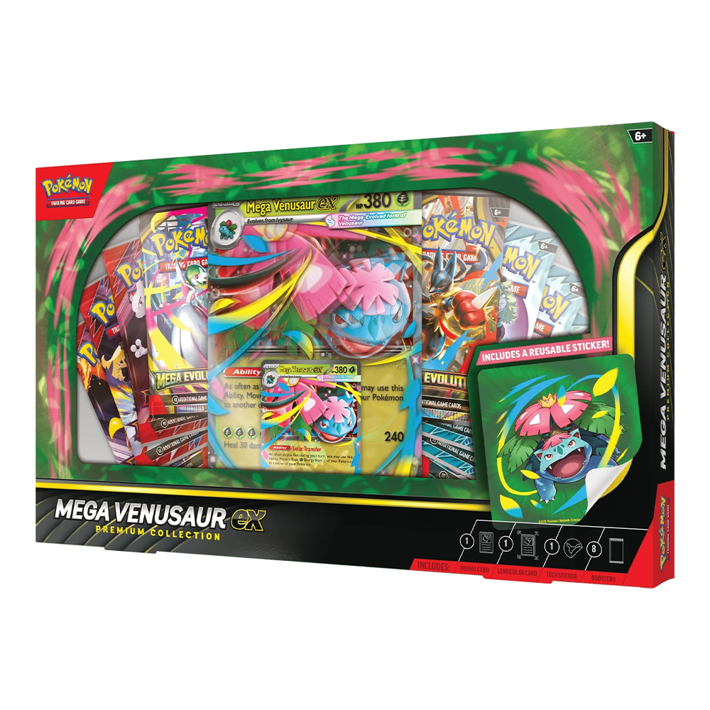 Pokémon TCG: Mega Venusaur ex Premium Collection Side