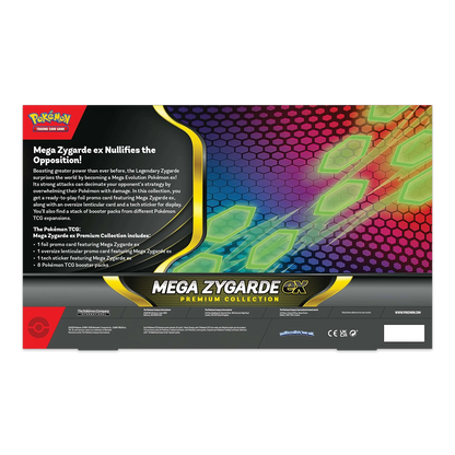 Pokémon TCG: Mega Zygarde ex Premium Collection Front Back