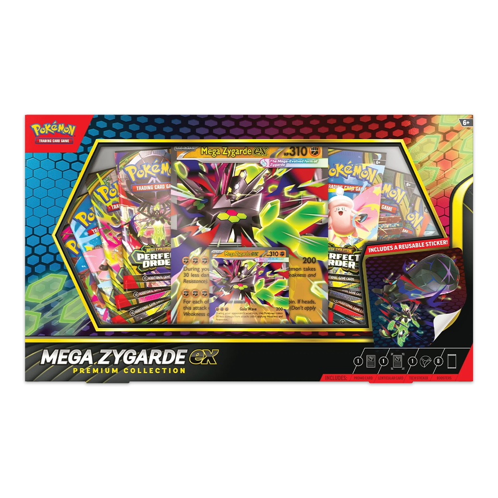 Pokémon TCG: Mega Zygarde ex Premium Collection Front