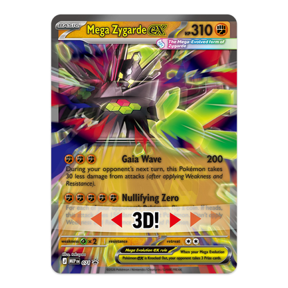 Pokémon TCG: Mega Zygarde ex Premium Collection Jumbo Lenticular Card