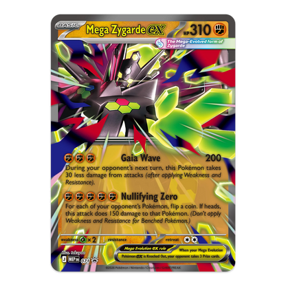 Pokémon TCG: Mega Zygarde ex Premium Collection Jumbo Lenticular Card