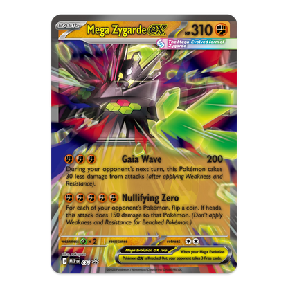 Pokémon TCG: Mega Zygarde ex Premium Collection Jumbo Lenticular Card