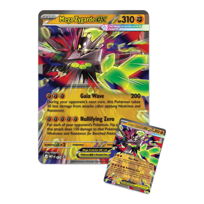 Pokémon TCG: Mega Zygarde ex Premium Collection Promo and Jumbo Lenticular Card