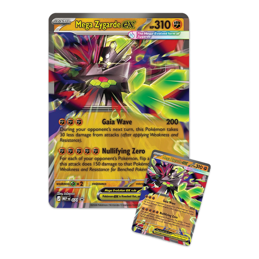 Pokémon TCG: Mega Zygarde ex Premium Collection Promo and Jumbo Lenticular Card