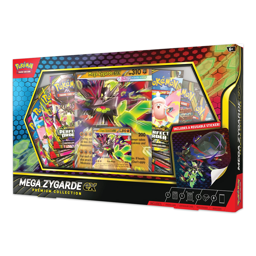 Pokémon TCG: Mega Zygarde ex Premium Collection Front Side
