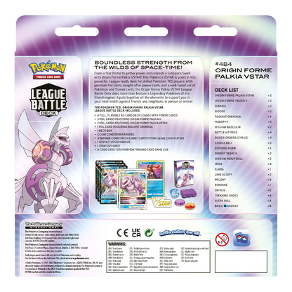 Pokémon TCG: Origin Forme Palkia VSTAR League Battle Deck Back