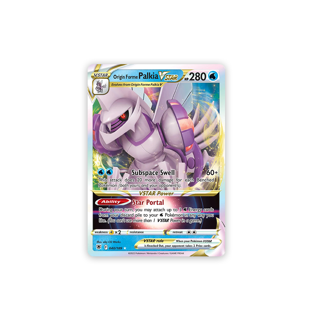 Pokmon TCG: Origin Forme Palkia VSTAR League Battle Deck Eclipse Cards Pokmon TCG: Origin Forme Palkia VSTAR League Battle Deck Eclipse Cards
