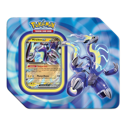 Pokémon TCG: Paldea Legends 5-Booster Tin – Miraidon ex