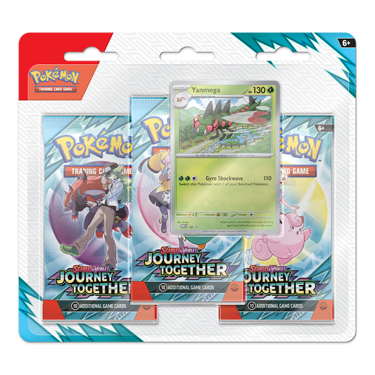 Pokémon TCG: Scarlet & Violet – Journey Together 3-Pack Blister – Yanmega