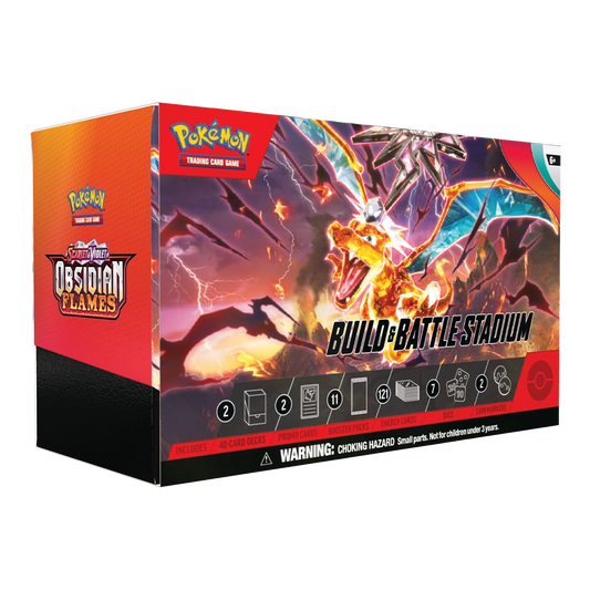 Pokémon TCG: Scarlet & Violet – Obsidian Flames Build & Battle Stadium