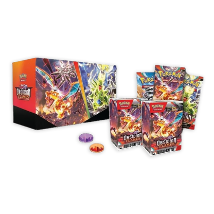 Pokémon TCG: Scarlet & Violet – Obsidian Flames Build & Battle Stadium Contents