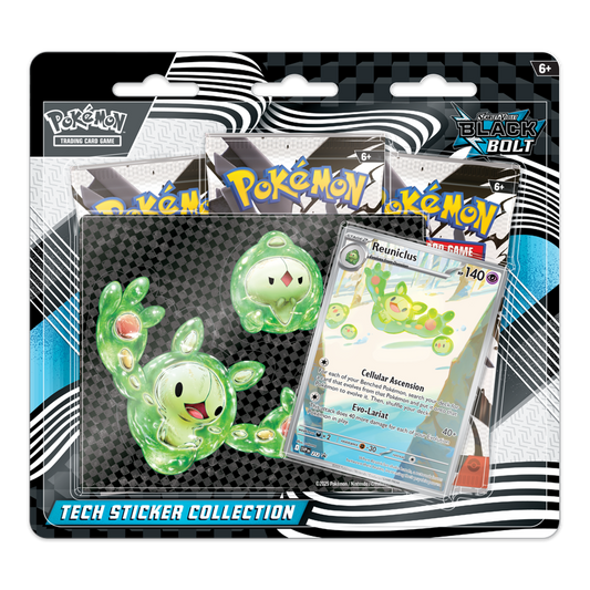 Pokémon TCG: Scarlet & Violet—Black Bolt Tech Sticker Collection - Reuniclus