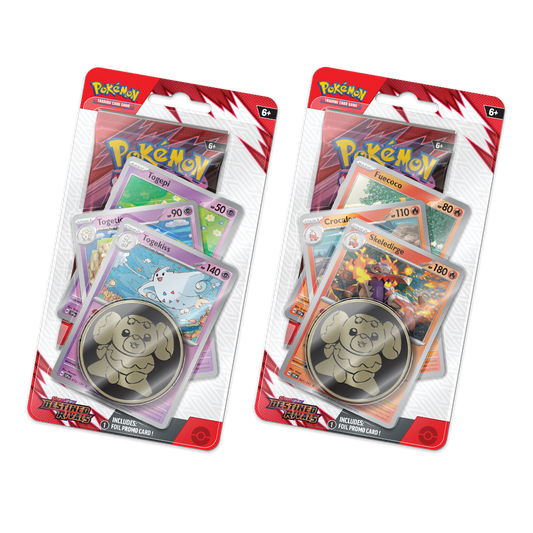 Pokémon TCG: Scarlet & Violet – Destined Rivals Premium Checklane Blister Bundle – Togekiss & Skeledirge
