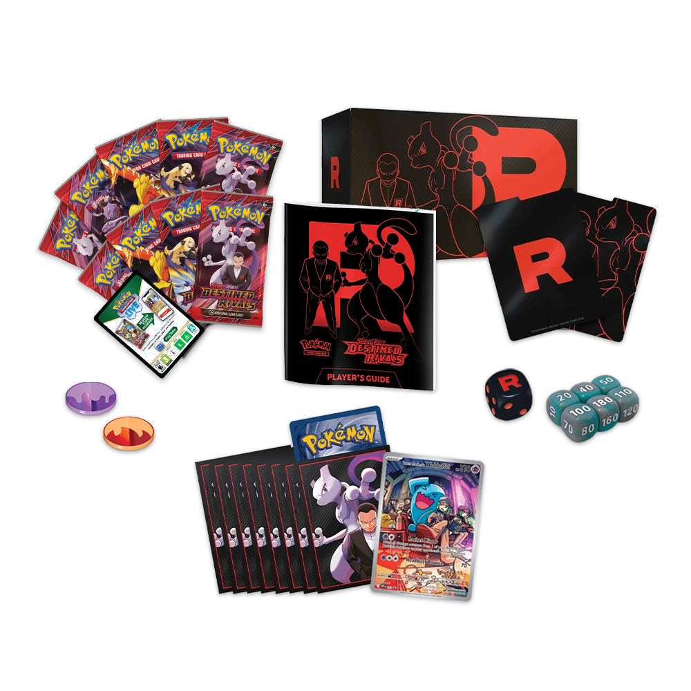 pokemon trading card game destined rivals Pokémon TCG: Scarlet & Violet – Destined Rivals Elite Trainer Box – Eclipse Cards