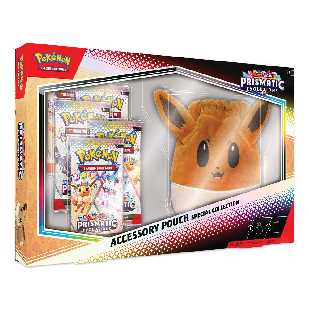 Pokémon TCG: Scarlet & Violet—Prismatic Evolutions Accessory Pouch Special Collection