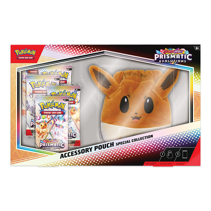 Pokémon TCG: Scarlet & Violet—Prismatic Evolutions Accessory Pouch Special Collection Front