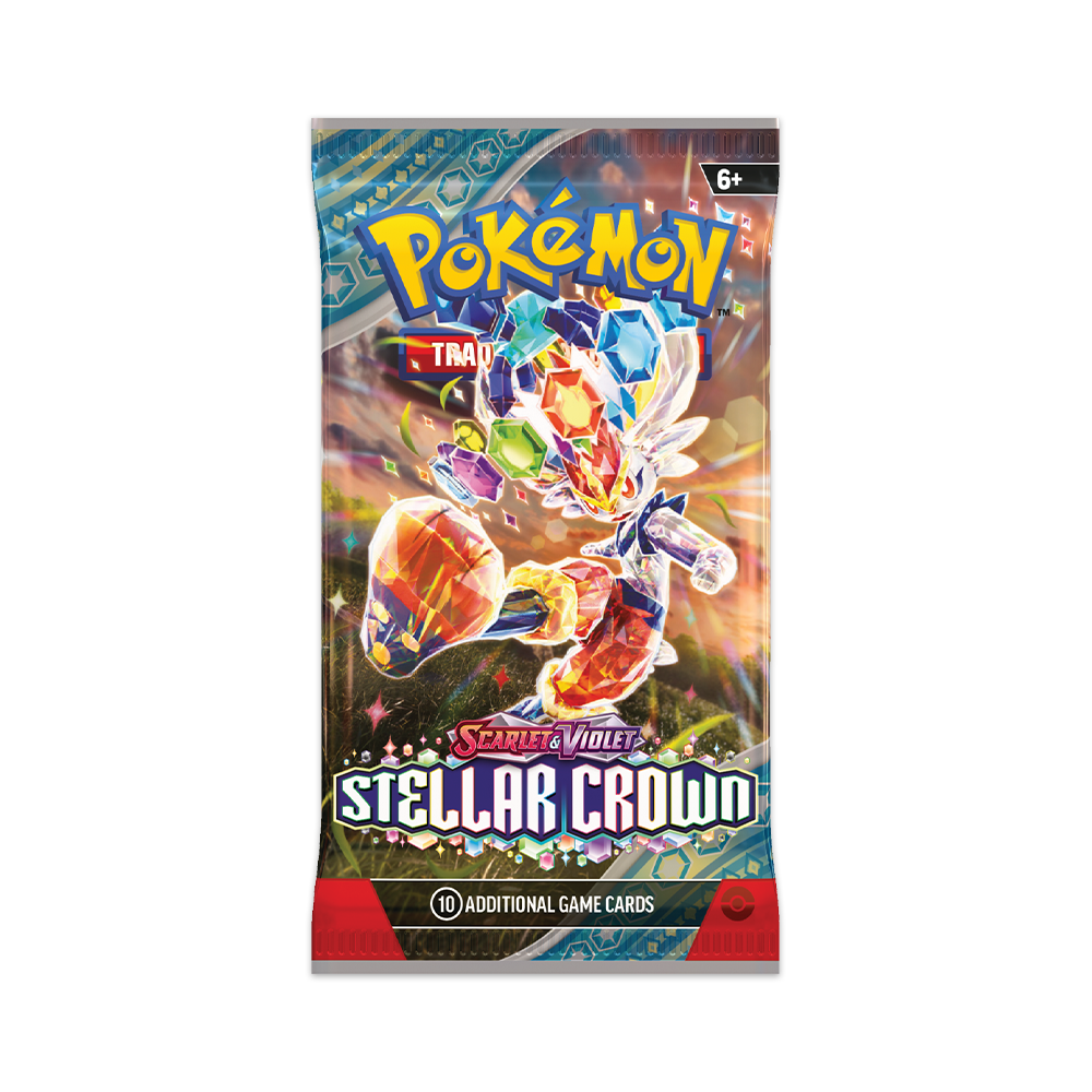 Pokémon TCG: Scarlet & Violet – Stellar Crown Booster Box Pack - Cinderace