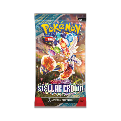 Pokémon TCG: Scarlet & Violet – Stellar Crown Booster Box Pack - Cinderace