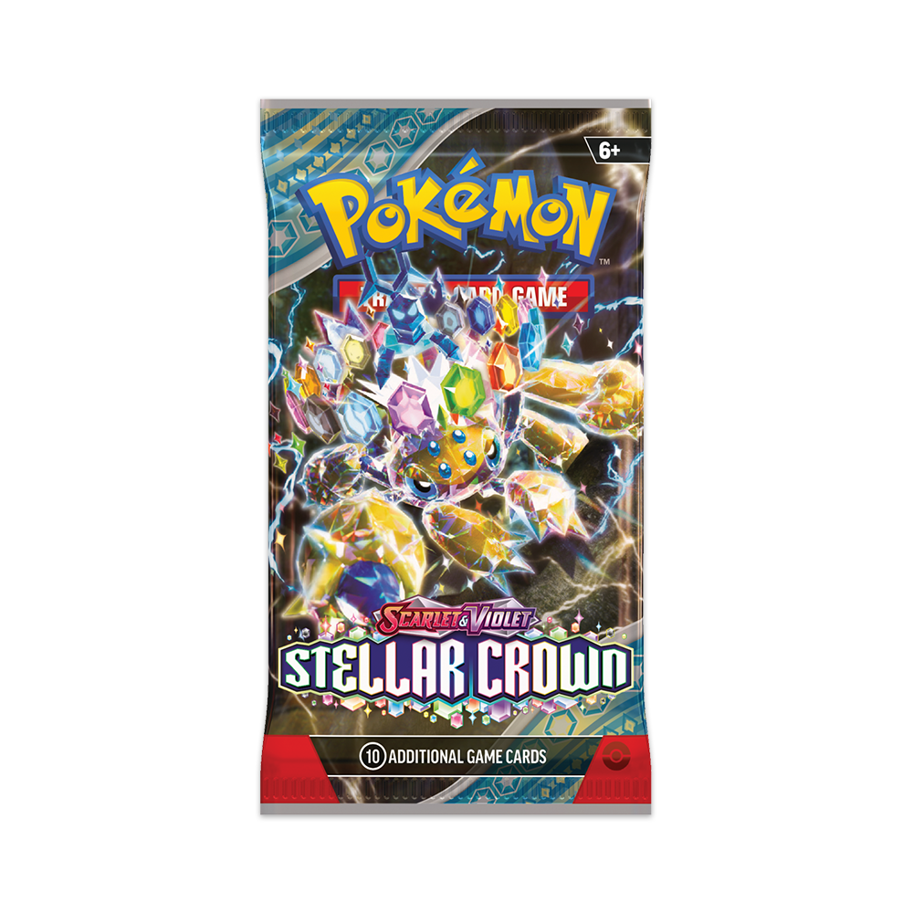 Pokémon TCG: Scarlet & Violet – Stellar Crown Booster Box Pack - Galvantula