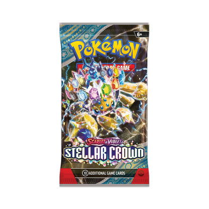 Pokémon TCG: Scarlet & Violet – Stellar Crown Booster Box Pack - Galvantula