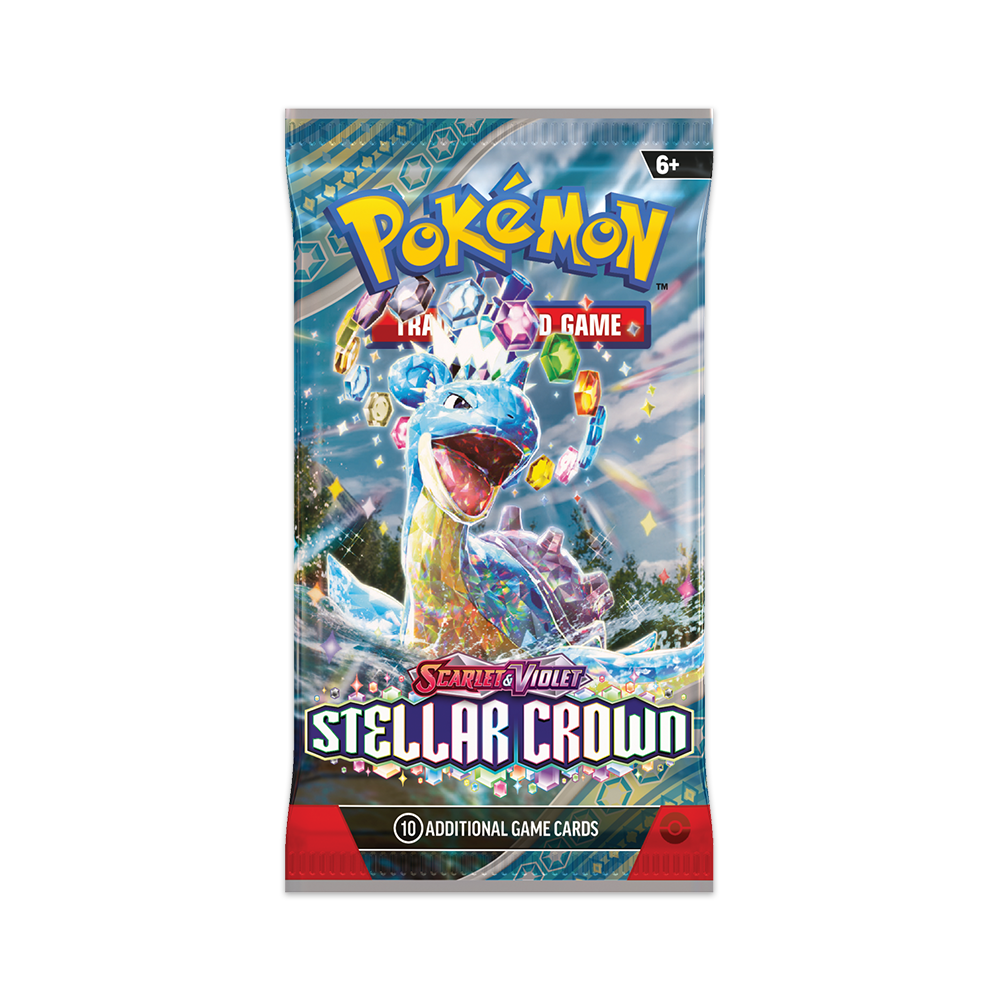 Pokémon TCG: Scarlet & Violet – Stellar Crown Booster Box Pack - Lapras