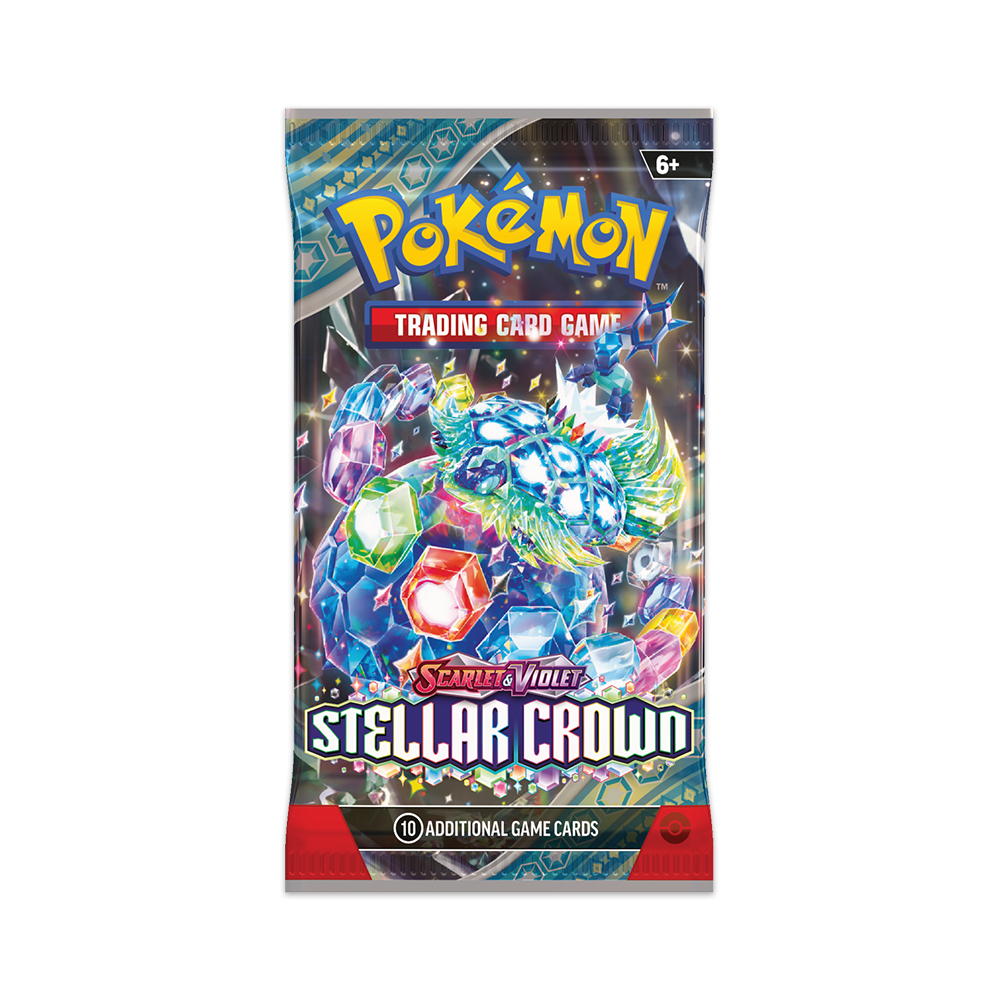 Pokémon TCG: Scarlet & Violet – Stellar Crown Booster Box Pack - Terapagos