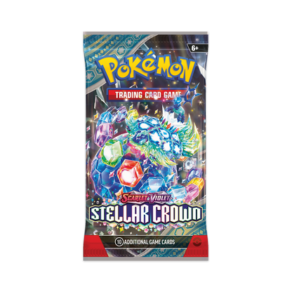 Pokémon TCG: Scarlet & Violet – Stellar Crown Booster Box Pack - Terapagos