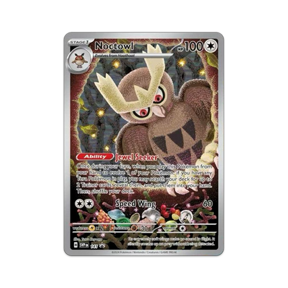 Pokémon TCG: Scarlet & Violet – Stellar Crown Elite Trainer Box Noctowl Promo