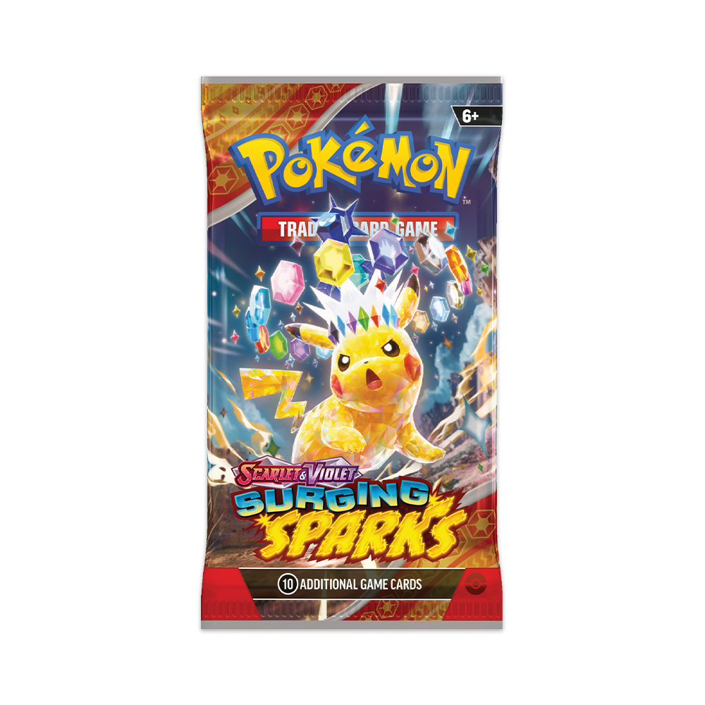 Pokémon TCG: Scarlet & Violet – Surging Sparks Booster Pack - Pikachu