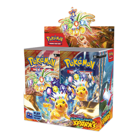 Pokémon TCG: Scarlet & Violet – Surging Sparks Booster Box Display