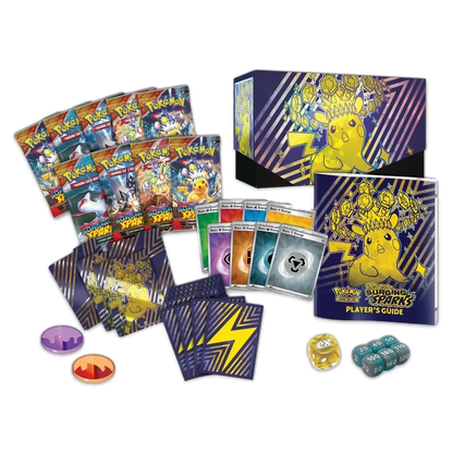 Pokémon TCG: Scarlet & Violet – Surging Sparks Elite Trainer Box Components