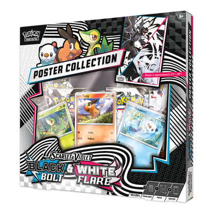 Pokémon TCG: Unova Poster Collection – Black Bolt & White Flare