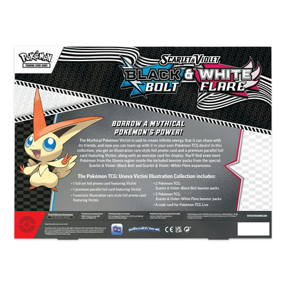 Pokémon TCG: Unova Victini Illustration Collection Back