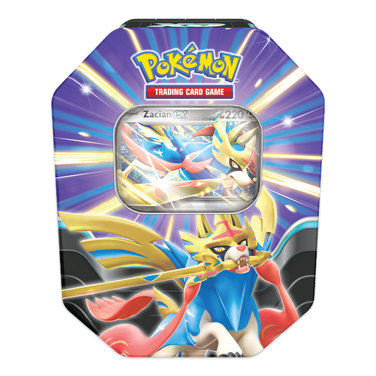 Pokémon TCG: Slashing Legends Tin – Zacian ex