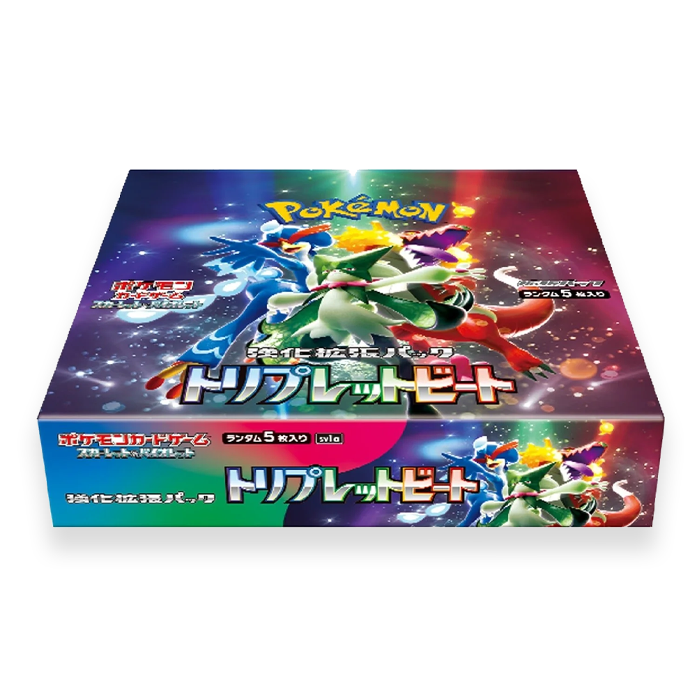Pokemon Cards Box Japanese Pokemon Scarlet & Violet Booster Box Set - Triplet Beat & Ex Box (Factory Sealed) Pokemon Cards Box Japanese Pokemon Scarlet & Violet Booster Box Set - Triplet Beat & Ex Box (Factory Sealed)