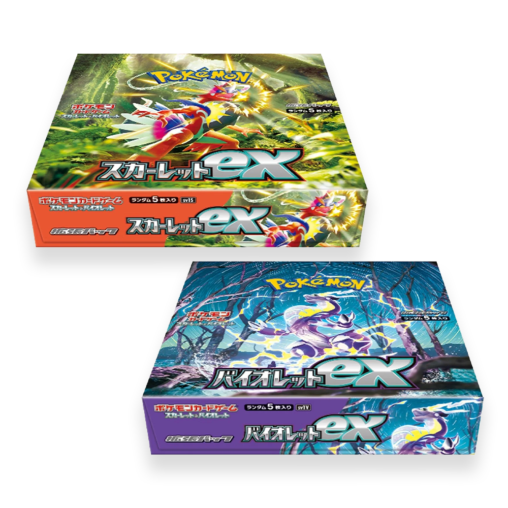 Pokmon TCG: Scarlet ex sv1S & Violet ex sv1V Japanese Booster Box Bun Eclipse Cards Pokmon TCG: Scarlet ex sv1S & Violet ex sv1V Japanese Booster Box Bun Eclipse Cards