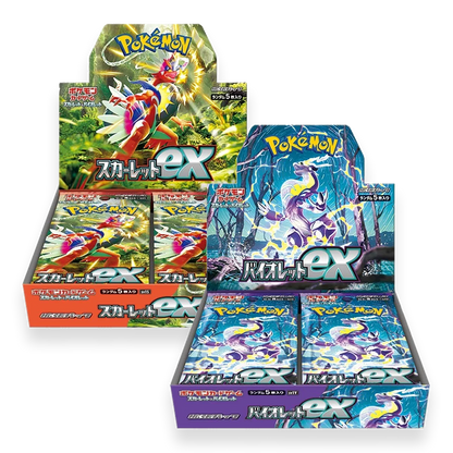 Pokémon TCG: Scarlet ex sv1S & Violet ex sv1V Japanese Booster Box Pokémon TCG: Scarlet ex sv1S & Violet ex sv1V Japanese Booster Box