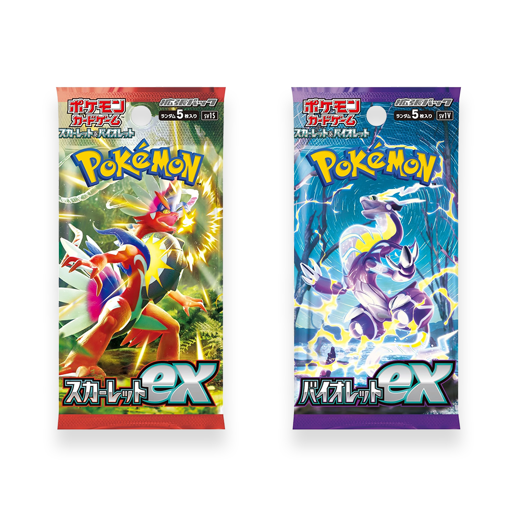 Pokémon TCG: Scarlet ex sv1S & Violet ex sv1V Japanese Booster Packs
