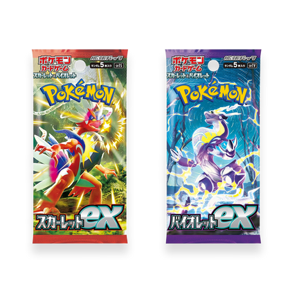 Pokémon TCG: Scarlet ex sv1S & Violet ex sv1V Japanese Booster Packs