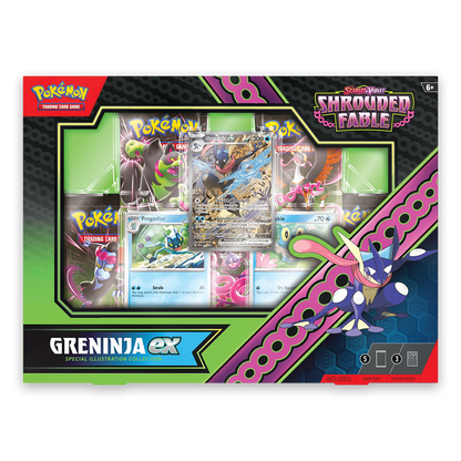 Pokémon TCG: Scarlet & Violet-Shrouded Fable Greninja ex Special Illustration Collection Front