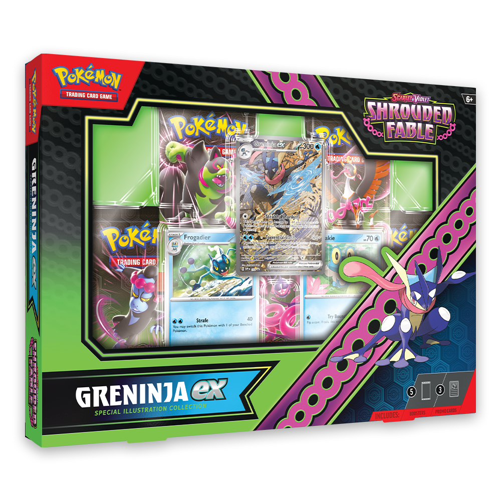 Pokémon TCG: Scarlet & Violet-Shrouded Fable Greninja ex Special Illustration Collection