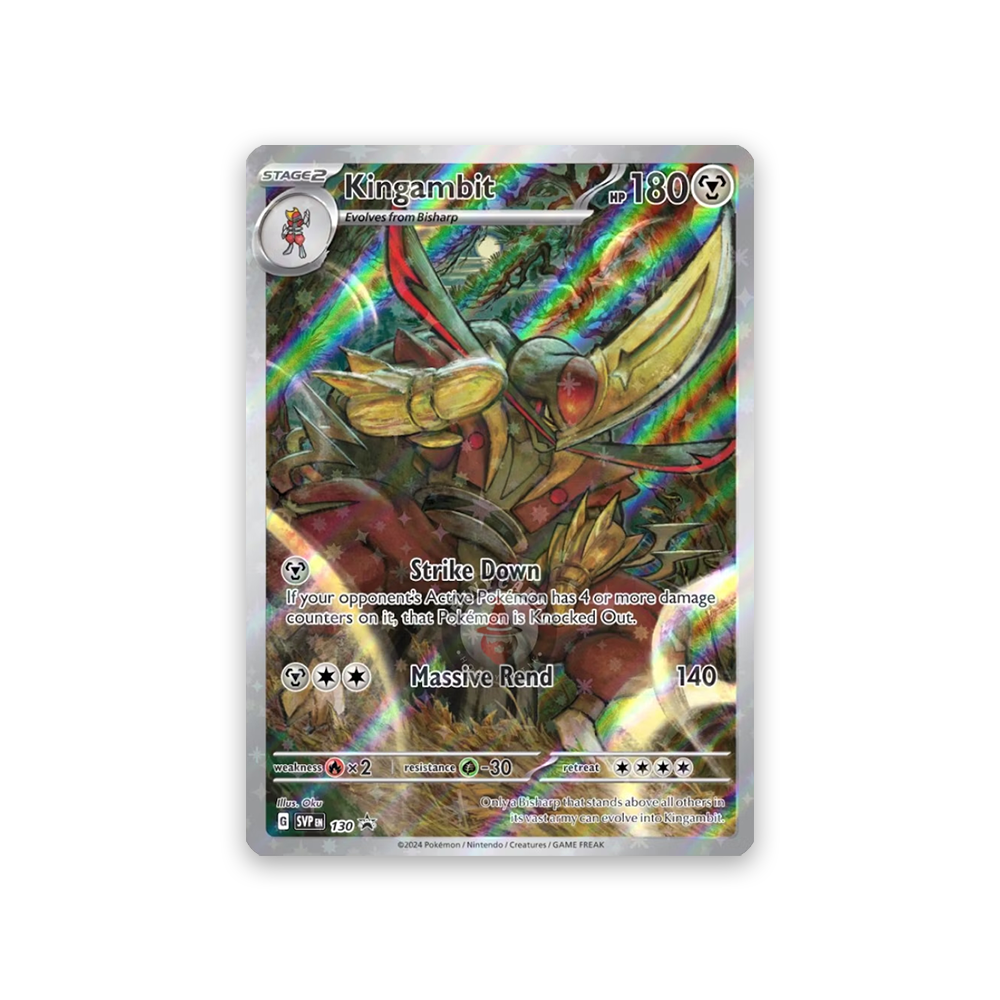 Pokemon TCG: Shrouded Fable - Kingambit Illustration Collection Box (4 Booster Packs) Pokemon TCG: Shrouded Fable - Kingambit Illustration Collection Box (4 Booster Packs)
