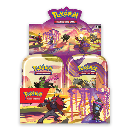 Pokémon TCG: Scarlet & Violet—Shrouded Fable Mini Tin Bundle - Set of 10 - Sealed Display Case