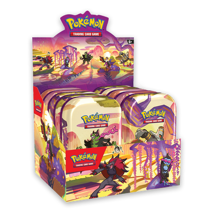 Pokémon TCG: Scarlet & Violet—Shrouded Fable Mini Tin Bundle - Set of 10 - Sealed Display Case